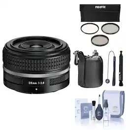 Bundle - Nikon - NIKKOR Z 28mm f/2.8 Special Edition Lens with Essentials Kit