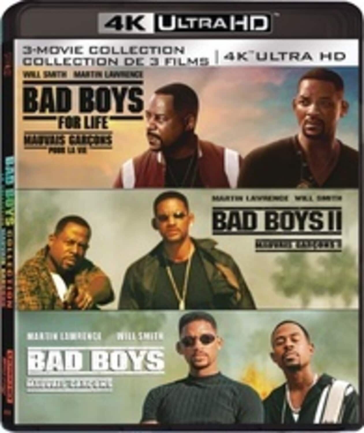 Bad Boys / Bad Boys II / Bad Boys For Life  - 4K Blu-Ray