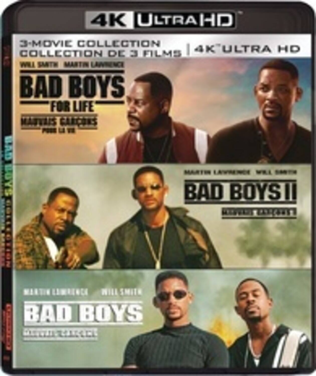 Bad Boys / Bad Boys II / Bad Boys For Life   - 4K Blu-Ray [4K Ultra HD Blu-ray]