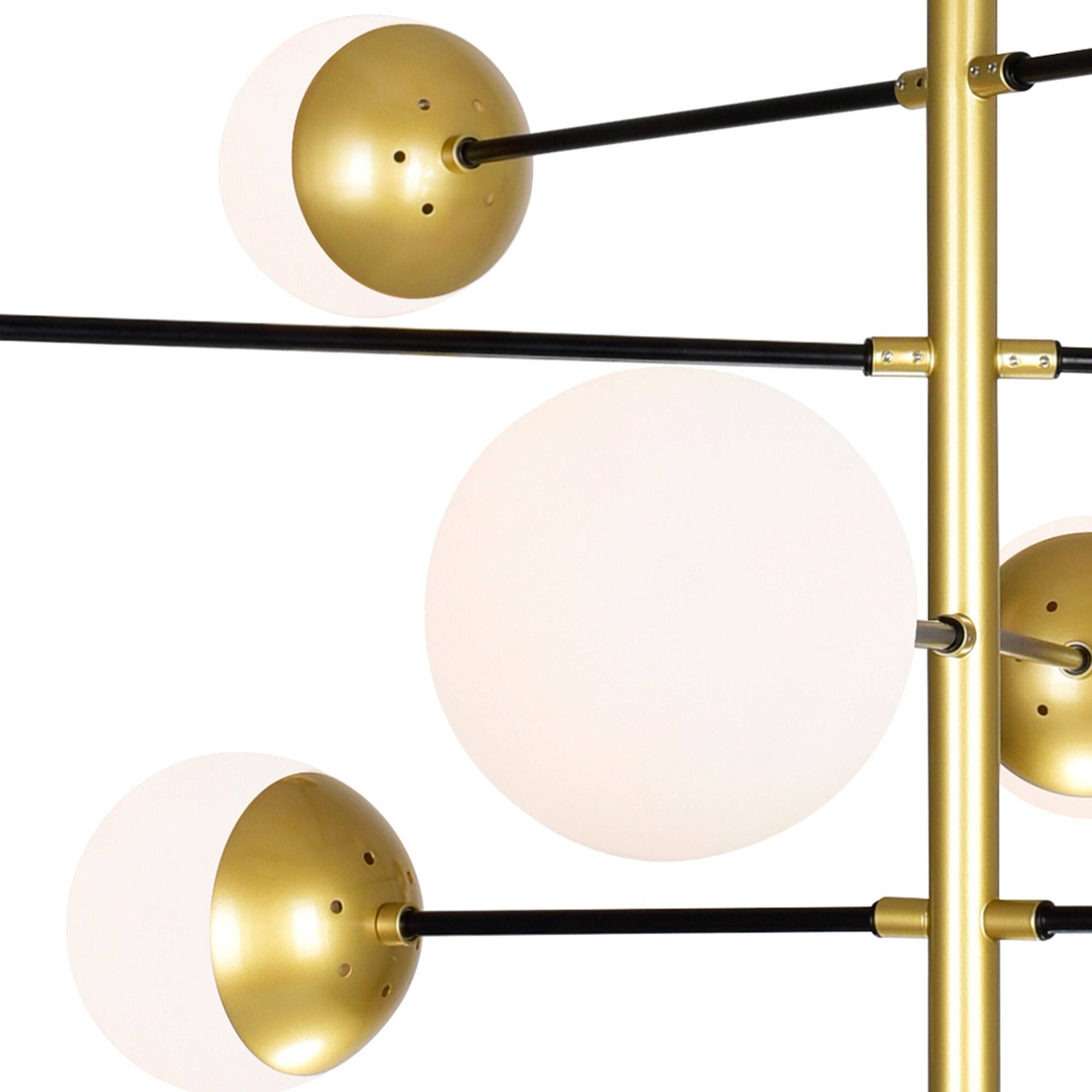 Back. CWI Lighting - Compass 10 Light Chandelier With Medallion Gold Finish - Medallion Gold.