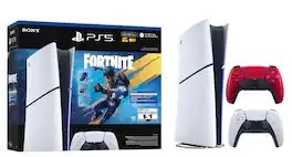 PlayStation5 Digital Edit 825GB Fortnite Bundle w/Controller Volcanic Red - PlayStation 5