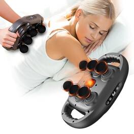 The Best Inks - 6 Head Massage Deep Tissue With 9 Levels & Modes Electric Tool For Arms Waist - Full Body Ideal Gifts Women Men Mom And - Gray