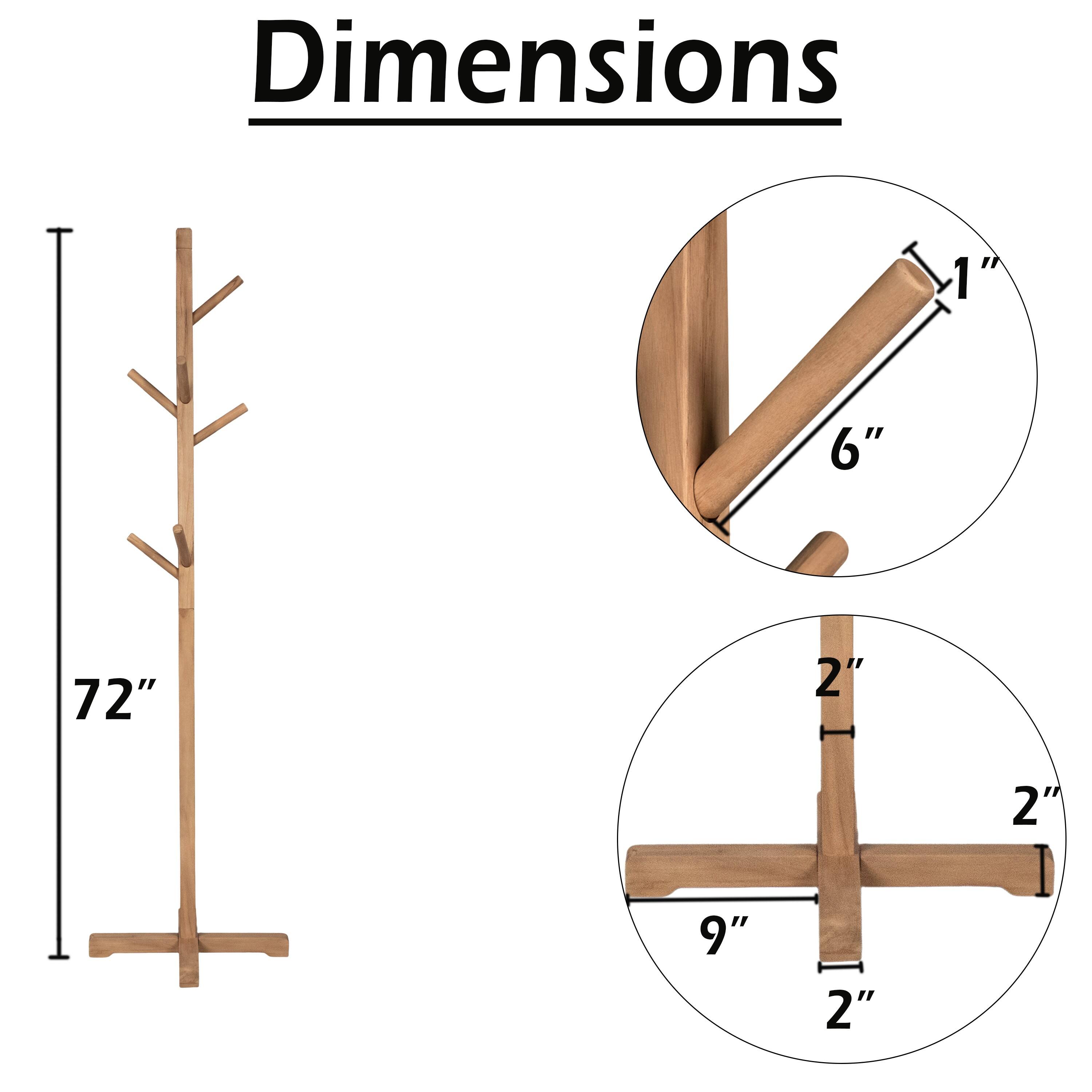 Dimensions
4"
6"
72"
2"
2"
9"
1"