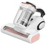 JIGOO - Bed Vacuum Cleaner with Dust Sensor, 13Kpa Suction 500W Mattress Vac with UV Light & Ultrasonic for Dust & Pet Hair - White