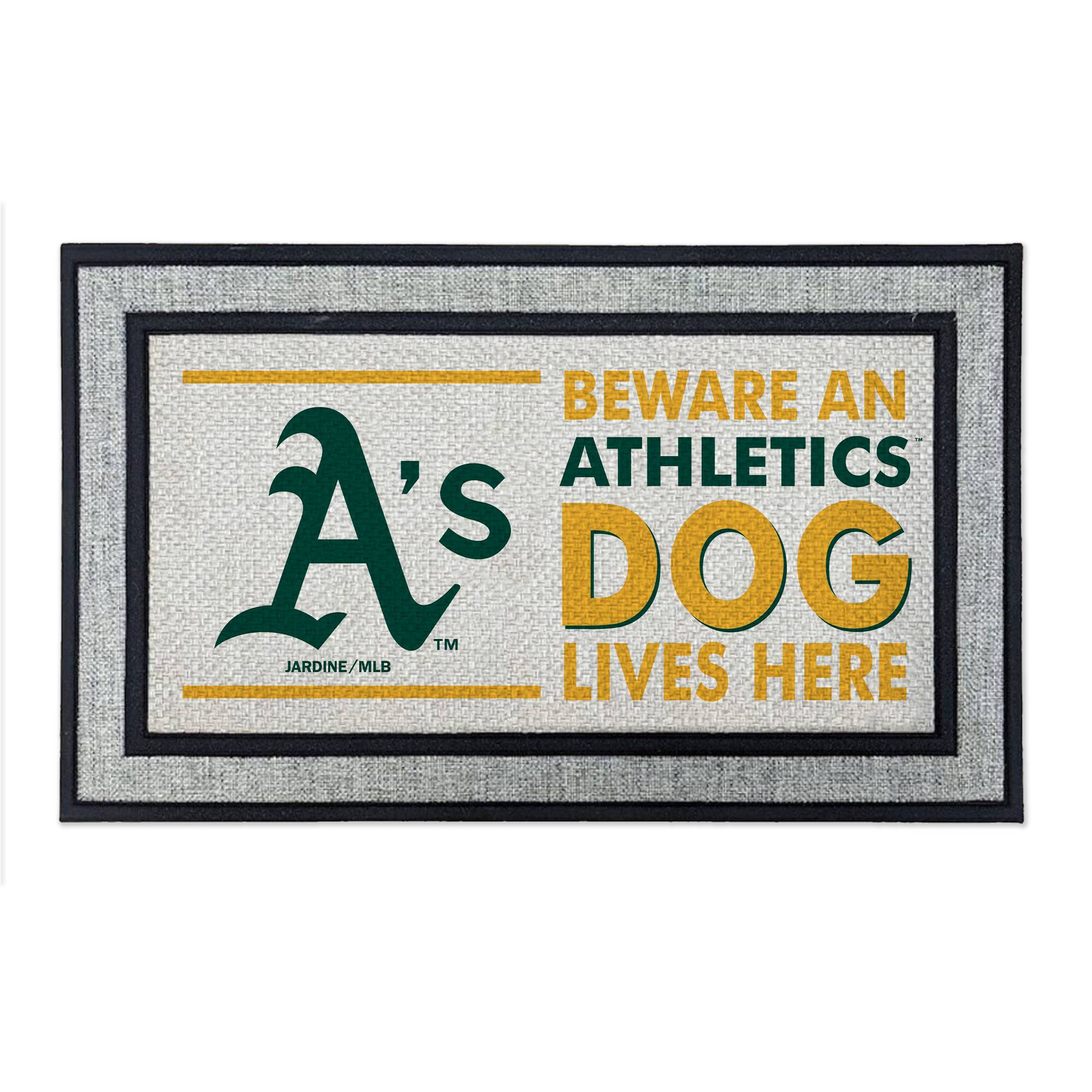 BEWARE AN ATHLETICS A's™ DOG LIVES HERE