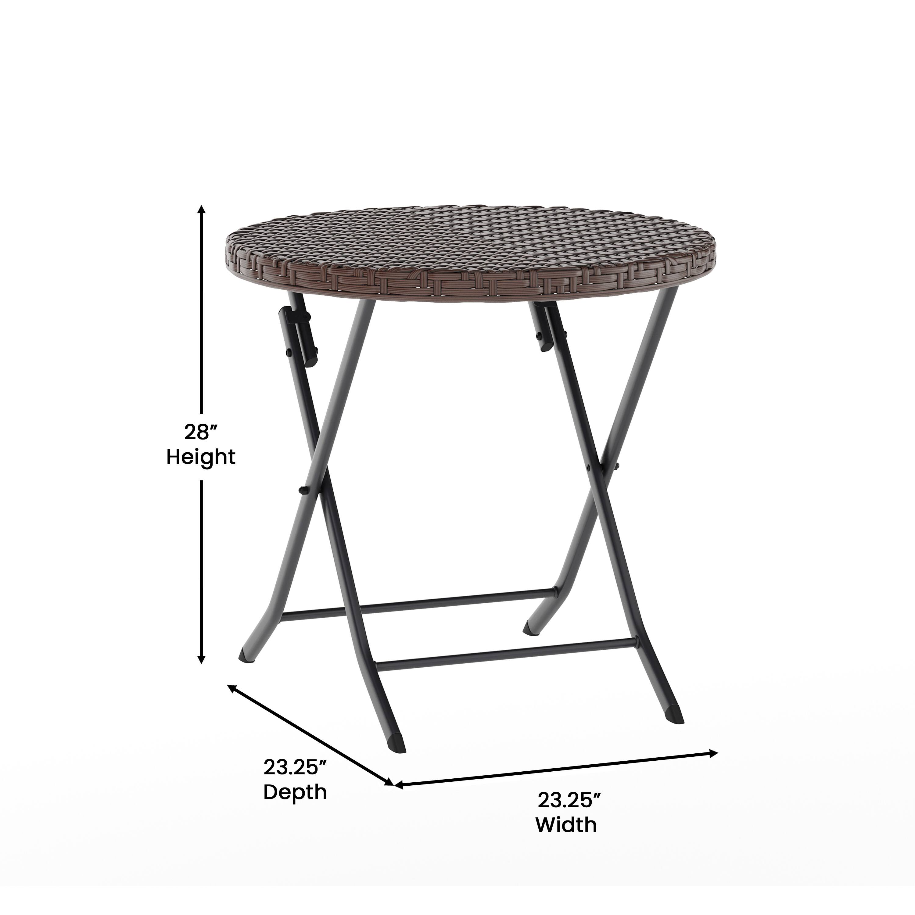 28" Height, 23.25" Depth, 23.25" Width