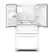 Angle. Whirlpool - 24.5 Cu. Ft. French Door Refrigerator with Two-Tier Freezer Storage - White.