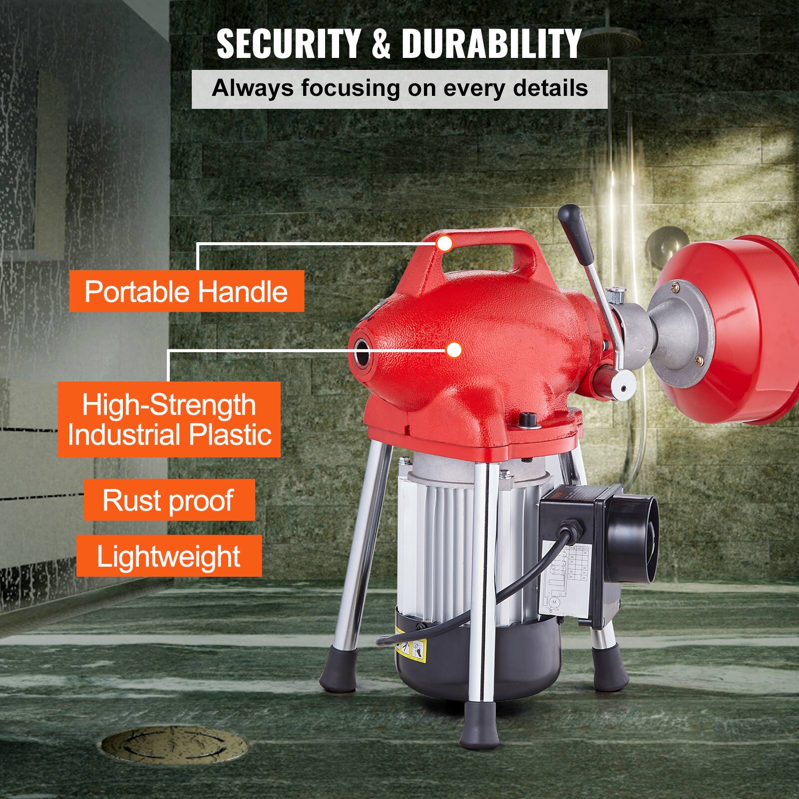 SECURITY & DURABILITY
Always focusing on every details
Portable Handle
High-Strength Industrial Plastic
Rust proof
Lightweight