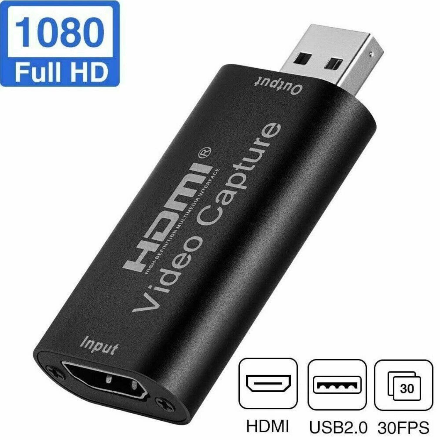 1080 Full HD  
HDMI Video Capture  
Input  
HDMI  
USB2.0  
30FPS