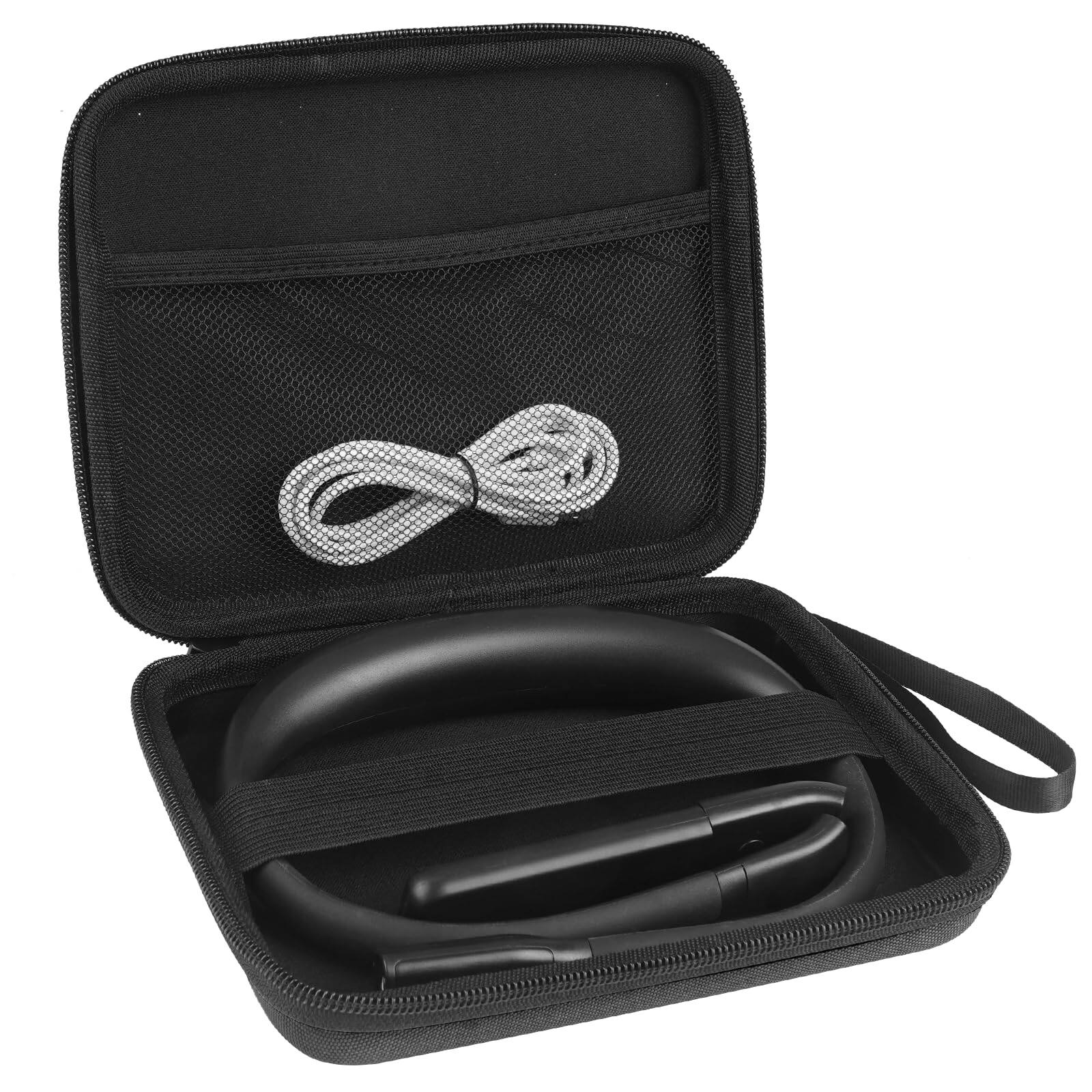 Black with storage case