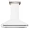 Forno Appliances - 48 inches - Externally Vented & Recirculating - Wall Range Hood - White