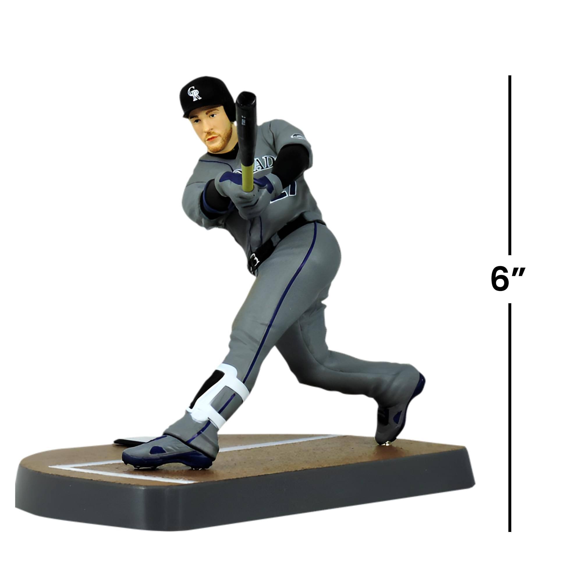 Alt View 2. MLB - MLB Colorado Rockies 6 Inch Figure | Trevor Story - Blue.