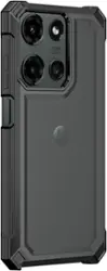 SaharaCase - Raider Series GRIP Case for Motorola G 5G (2025) - Black - Angle_Zoom