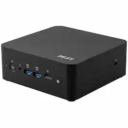 MSI - Cubi NUC AI 2MG Cubi NUC AI+ 2MG-023US Desktop Computer - Intel Core Ultra 7 258V - 32 GB - 1 TB SSD - Mini PC - Black