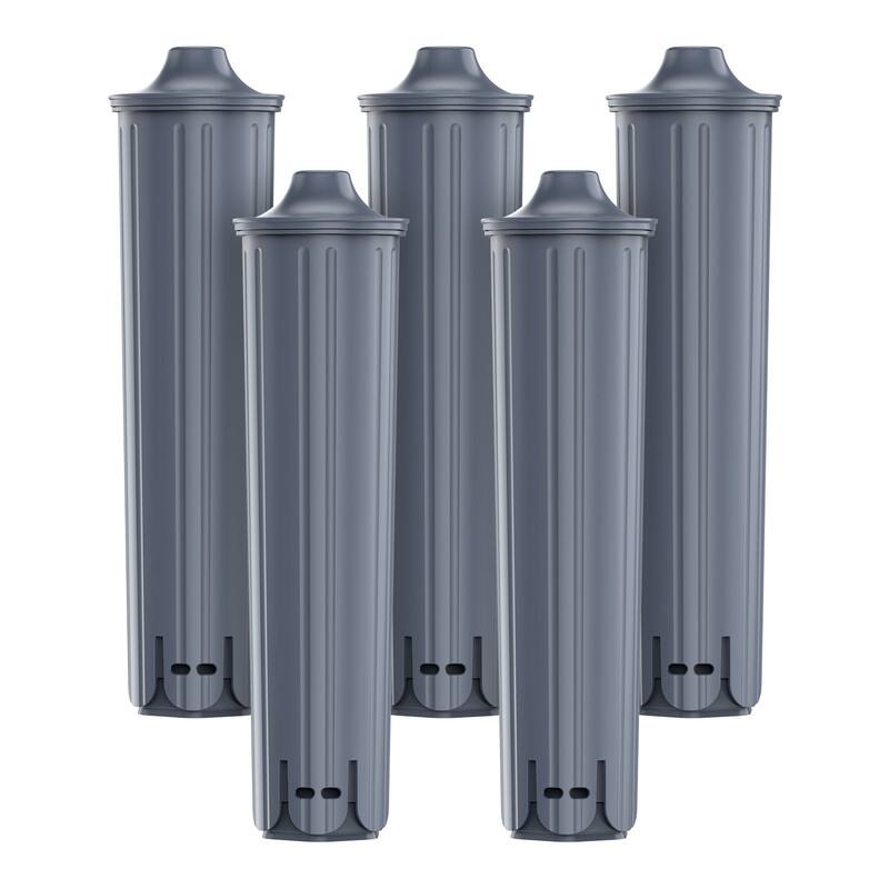 Front. GLACIER FRESH - GLACIER FRESH Water Filter Compatible with Jura 71794 Claris Smart+ Filter Cartridge, 5 Pack - Grayish black.