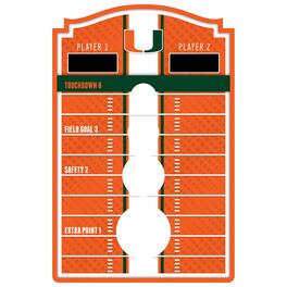 Fan Creations - Miami Hurricanes Hanging Bean Bag Toss Game - Multicolor