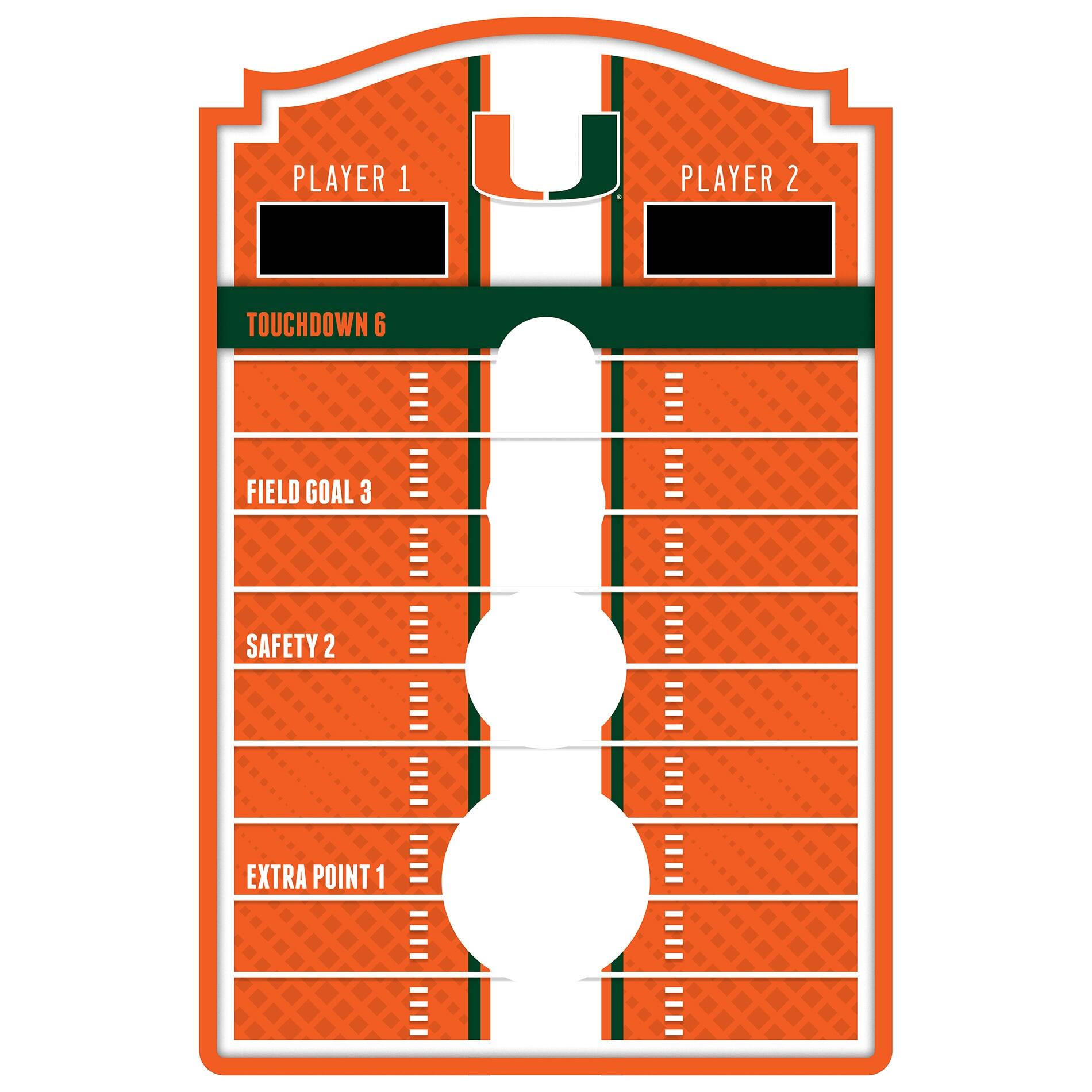 Miami Hurricanes Hanging Bean Bag Toss Game