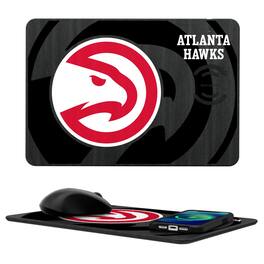 Keyscaper - Atlanta Hawks Wireless Charger & Mouse Pad - Multicolor