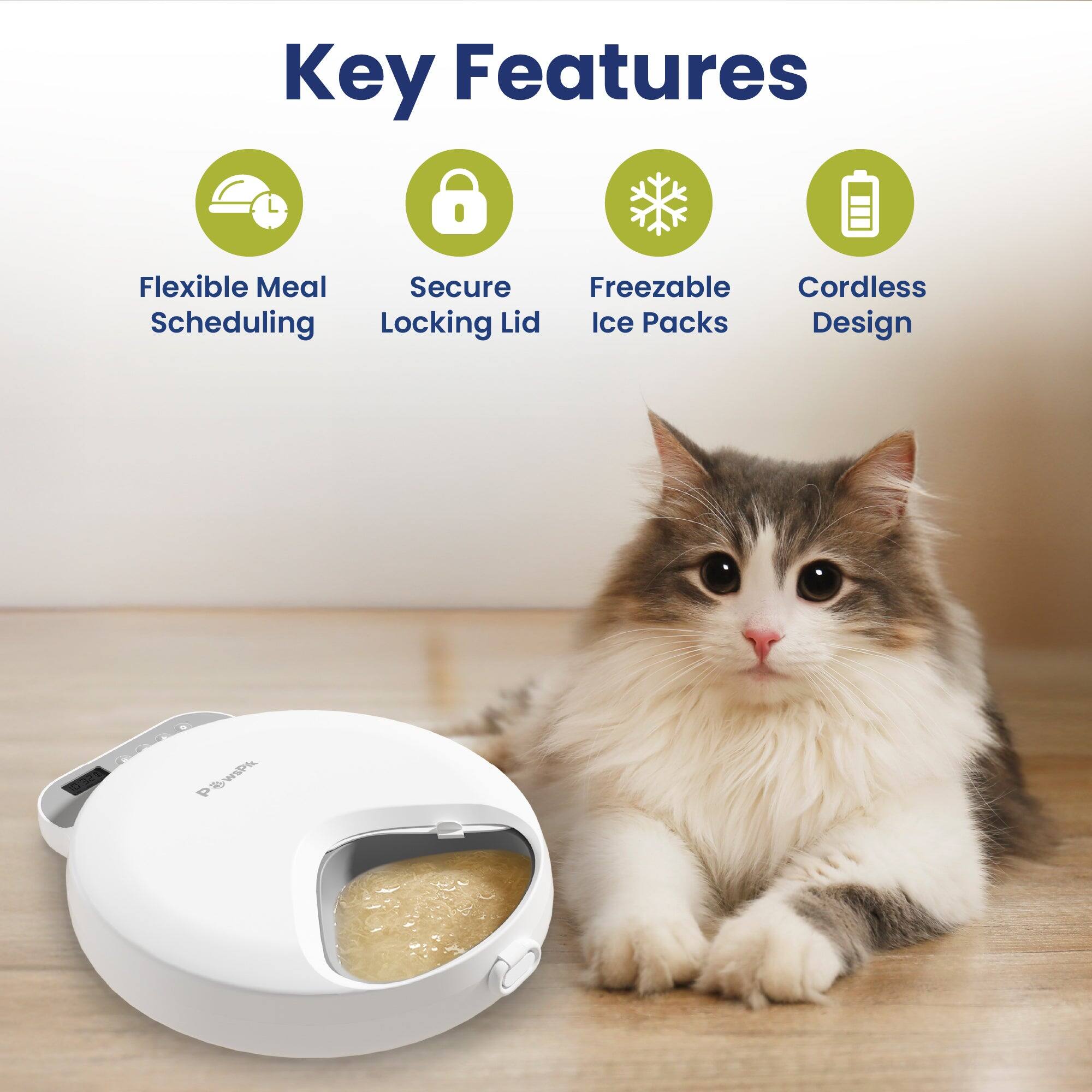 Key Features
Flexible Meal Scheduling
Secure Locking Lid
Freezable Ice Packs
Cordless Design