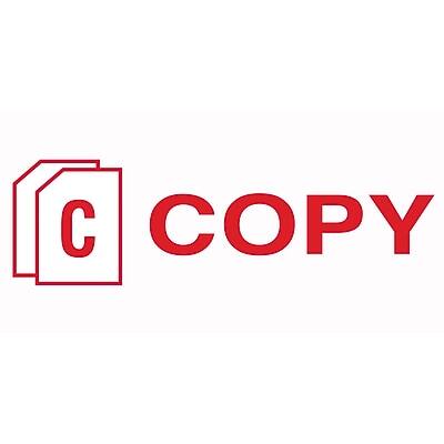 Alt View 1. Accu-Stamp - Accu-Stamp 2 Copy Rectangle, Red Ink, 1 5/8" x 1/2" (COS035594) - Black.