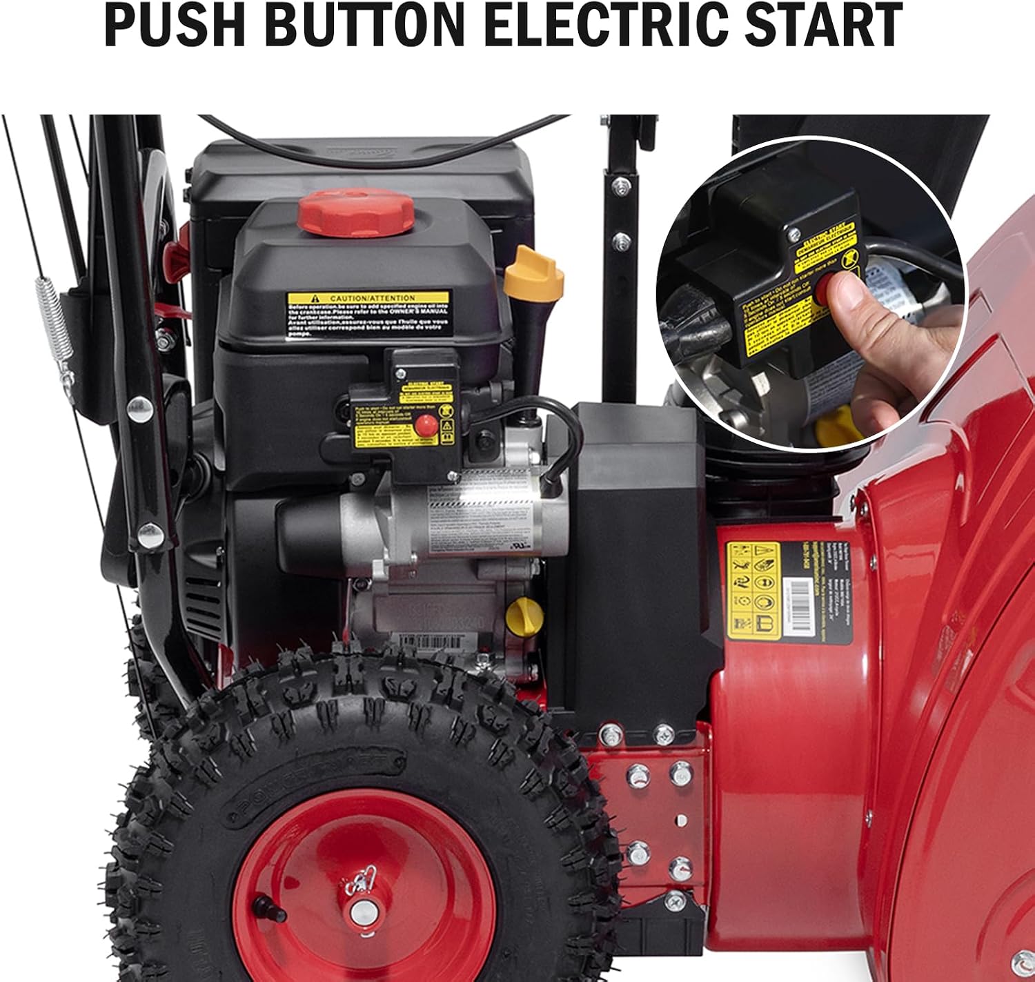 PUSH BUTTON ELECTRIC START

CAUTION/ATTENTION