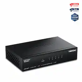 Trendnet - TEG-S351, 5-Port 2.5G Switch - Black