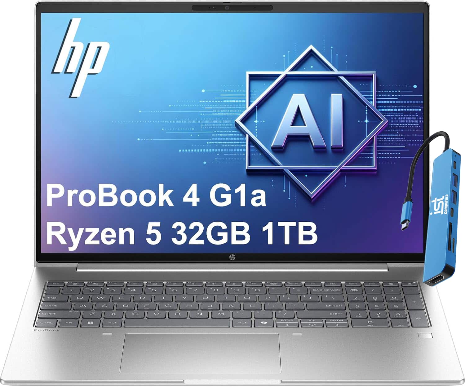 hp AI ProBook 4 G1a Ryzen 5 32GB 1TB