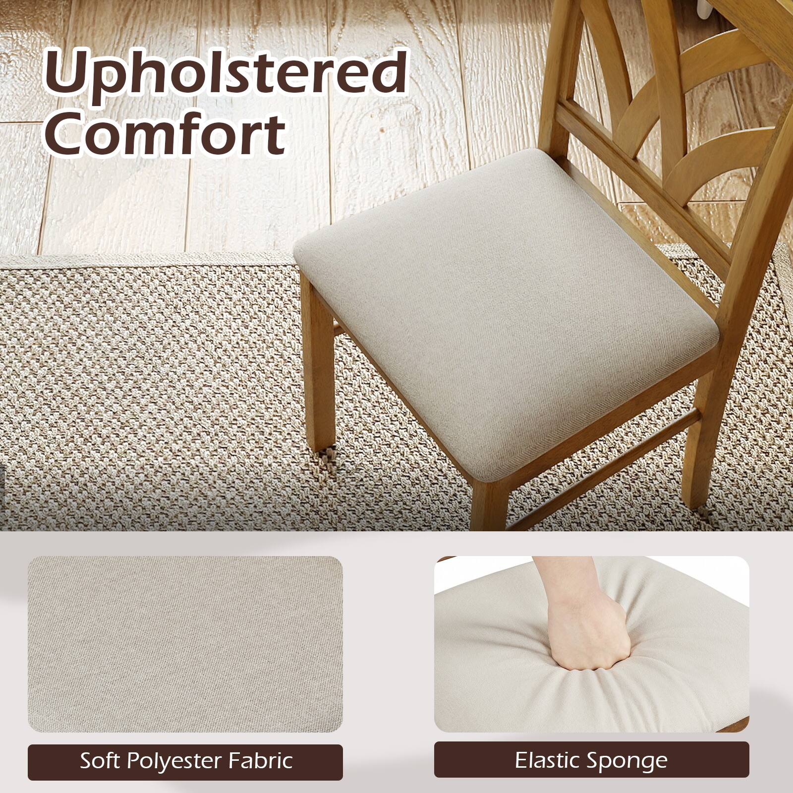 Upholstered Comfort

Soft Polyester Fabric

Elastic Sponge