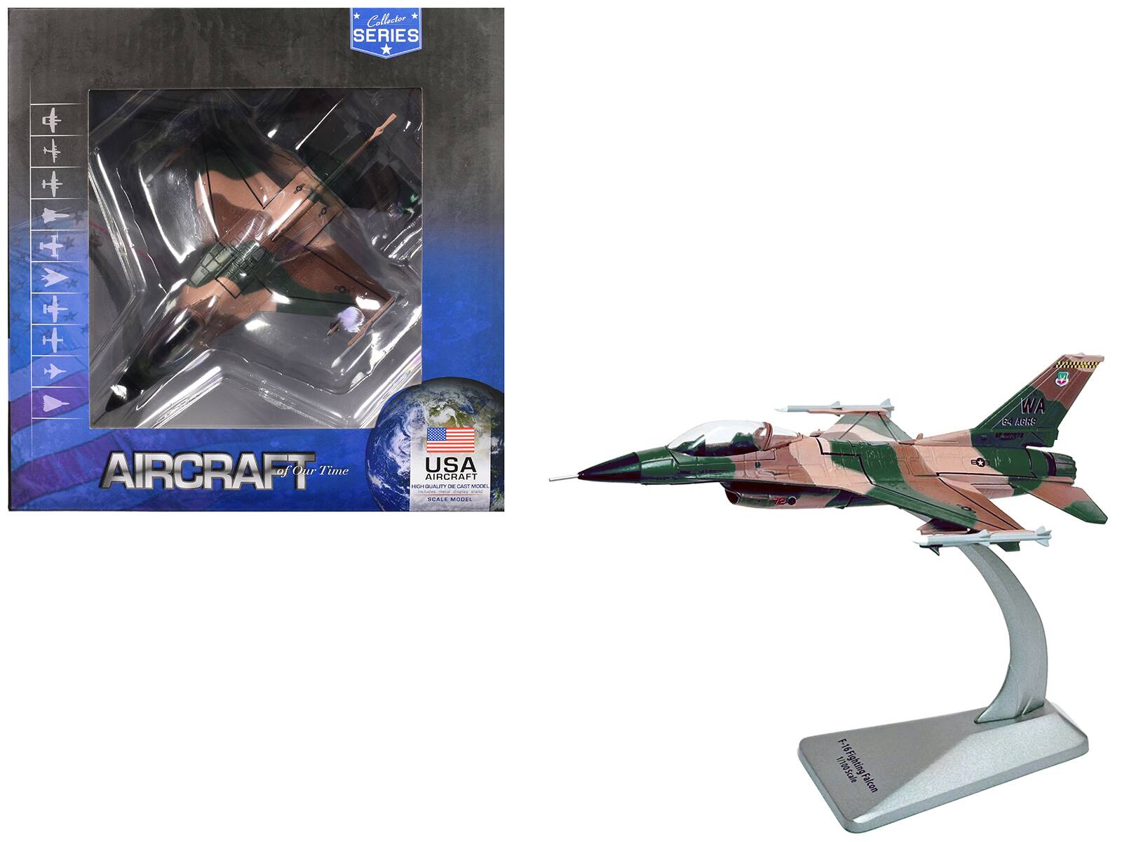 Collector Series  
Aircraft of Our Time  
USA Aircraft  
1/72 Scale Model  
F-16 Fighting Falcon