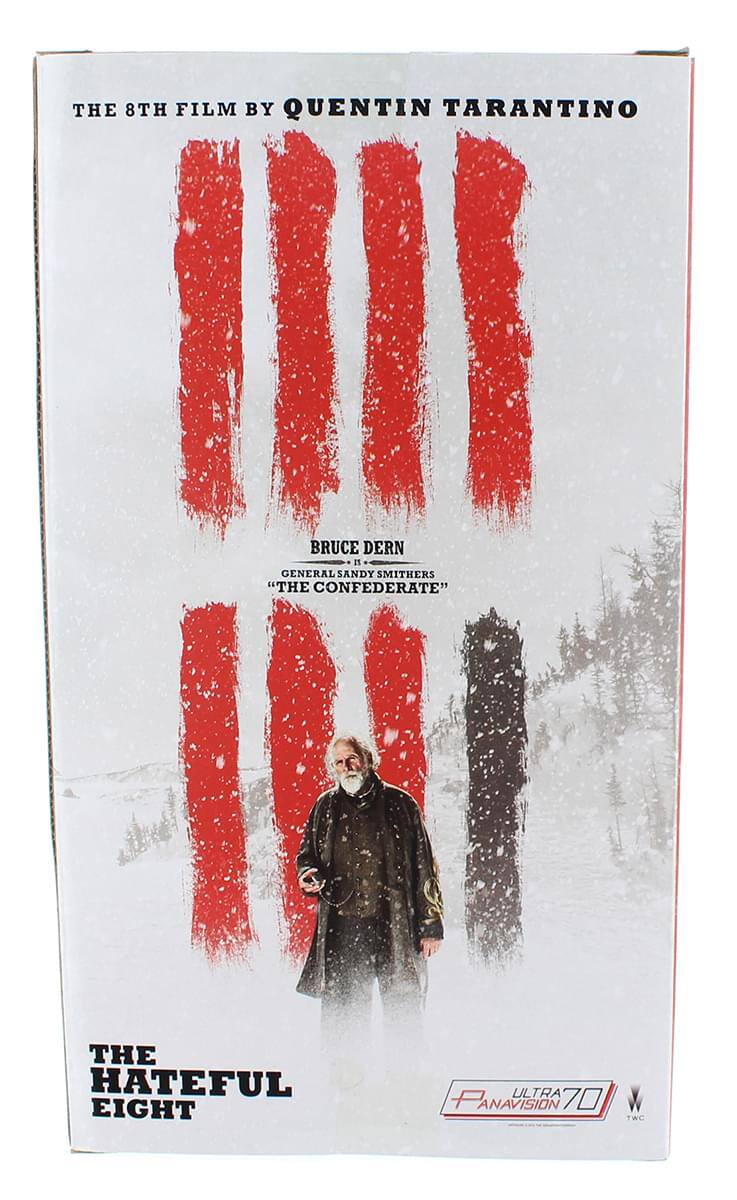 The 8th film by Quentin Tarantino  
Bruce Dern is General Sandy Smithers "The Confederate"  
The Hateful Eight  
Ultra Panavision 70  
TWC