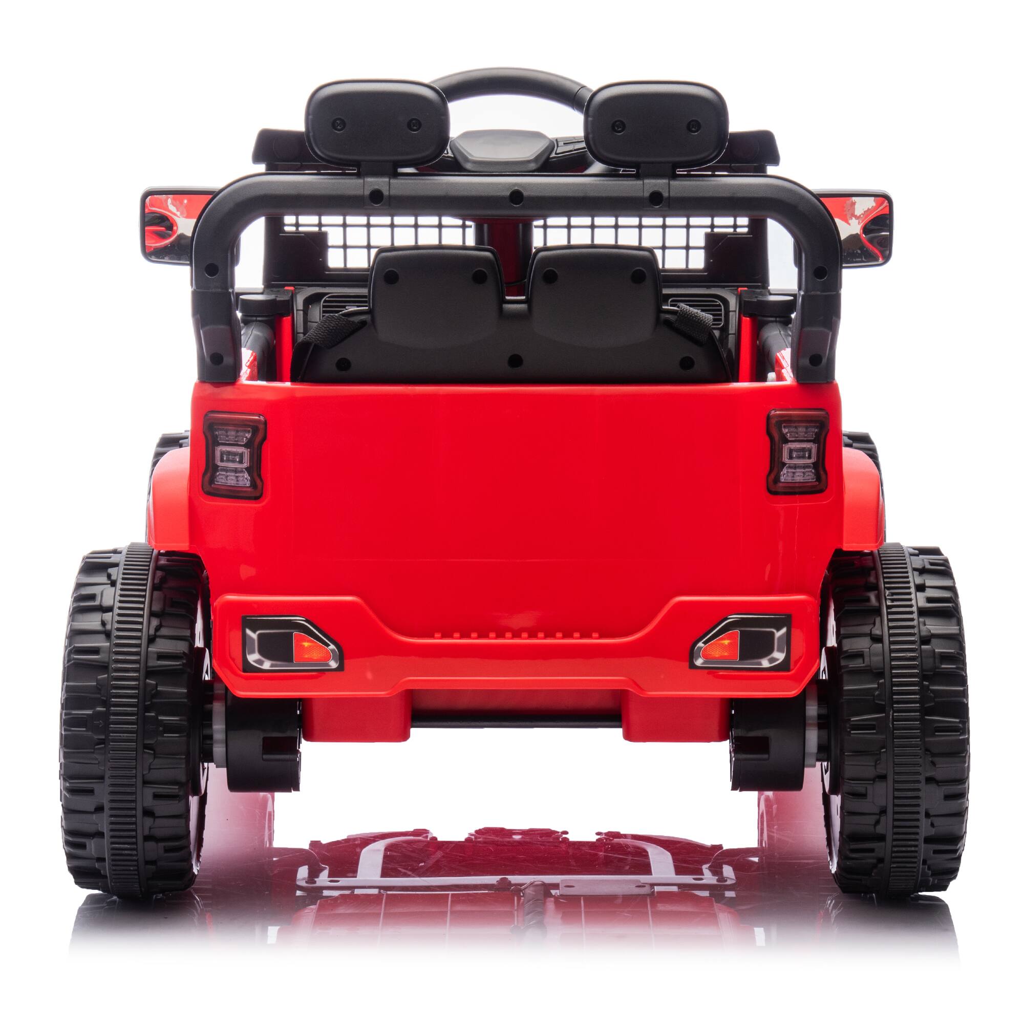 Back. Aukfa - 24V Kids Ride On Car - Parent Remote Control, 2WD, Bluetooth, LED Headlight, 1.86-3.11 MPH for Age 3+.