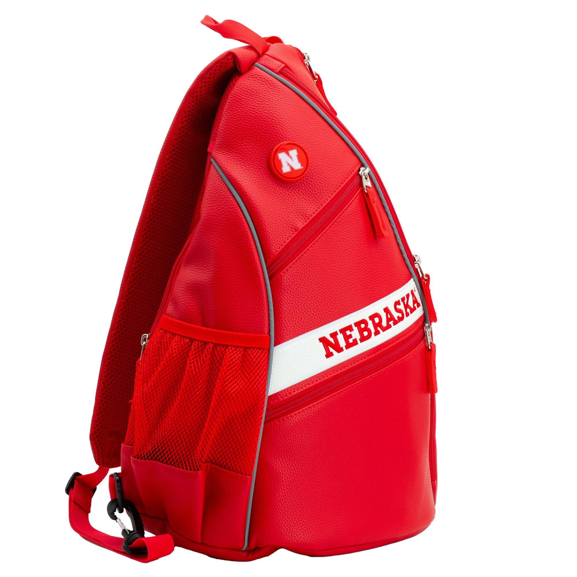 Alt View 2. Team Golf - Nebraska Huskers Embroidered Team Backpack - Multicolor.