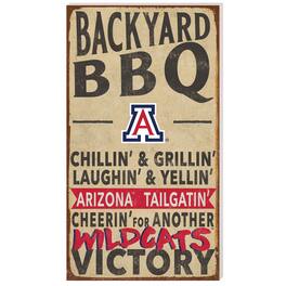 Jardine - Arizona Wildcats 11'' x 20'' Indoor/Outdoor BBQ Sign - Tan