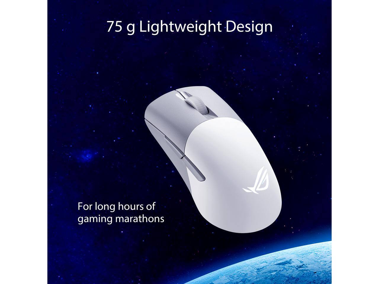 75 g Lightweight Design

For long hours of gaming marathons