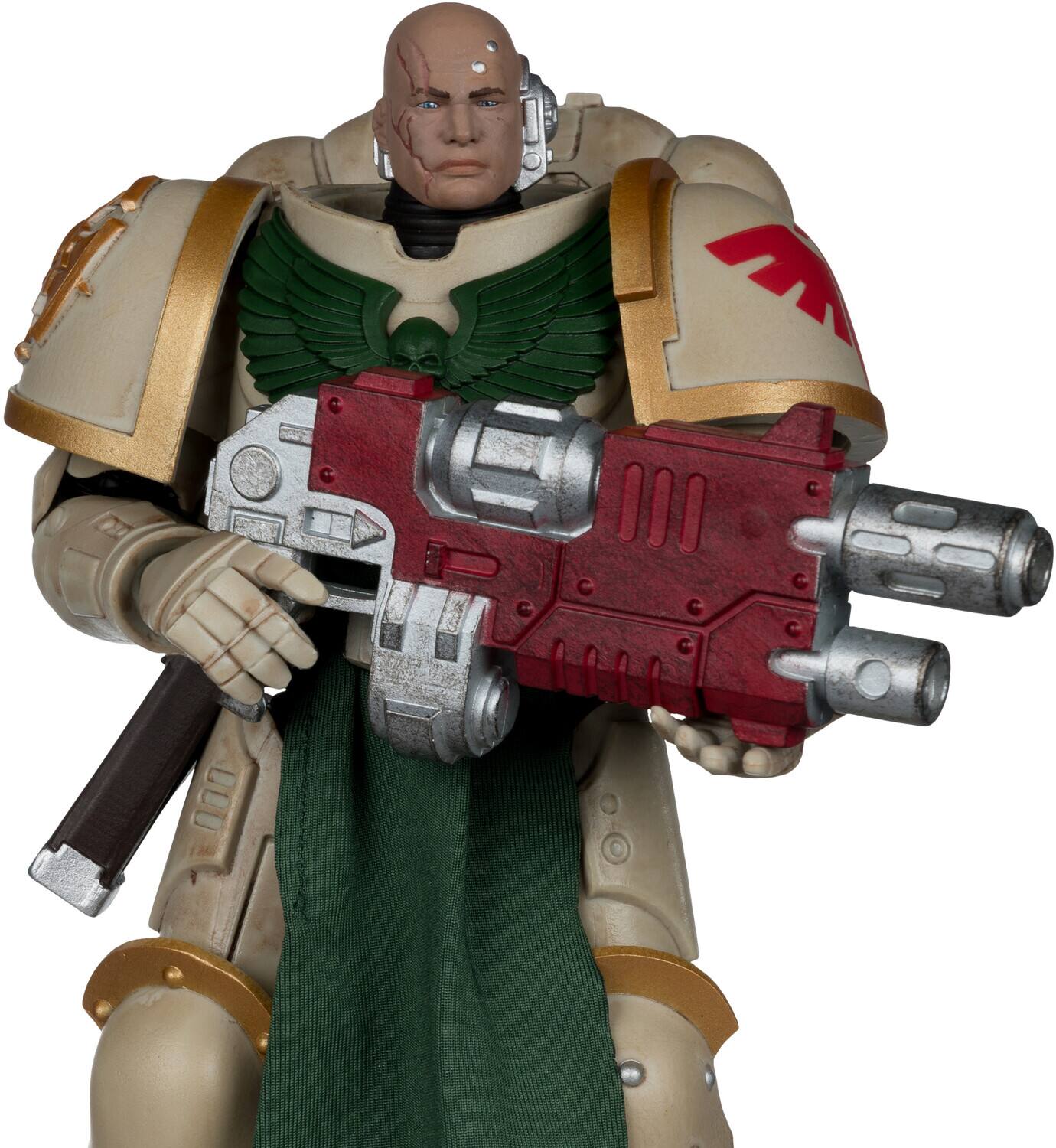 Alt View 2. McFarlane Toys - McFarlane - Warhammer 40K - Space Marine - 7" Sternguard Veteran Action Figure   - COLLECTIBLES - Multicolor.