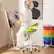 Alt View 4. Gymax - Gymax Drafting Stool Rolling Tall Desk Chair w/ Wheels Low Backrest Footrest Green - Green.