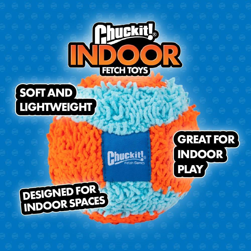 Chuckit! INDOOR FETCH TOYS  
SOFT AND LIGHTWEIGHT  
Chuckit! Fetch Games DESIGNED FOR INDOOR SPACES  
GREAT FOR INDOOR PLAY