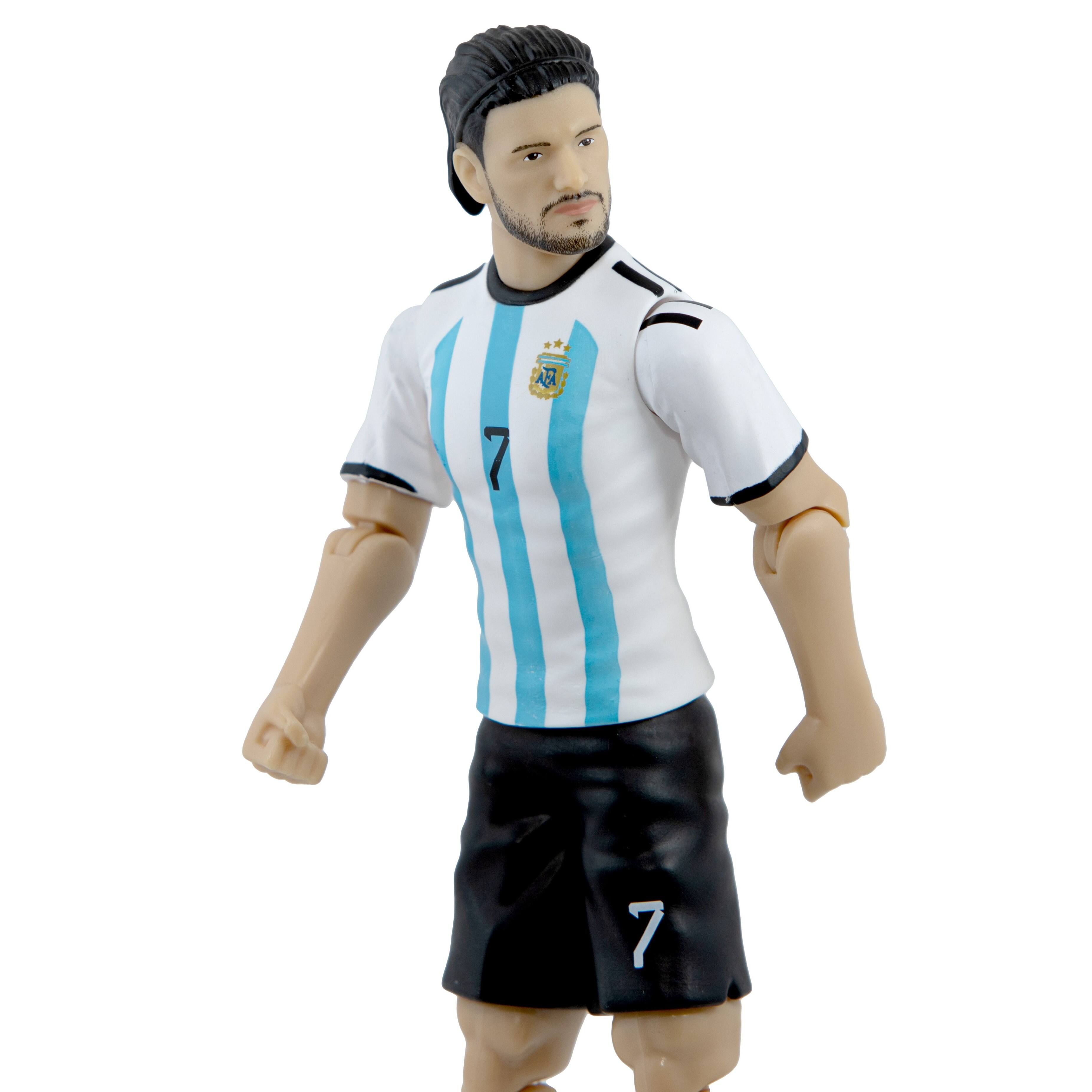 Alt View 3. Banbo Toys - Banbo Toys SOCKERS Argentina National Rodrigo De Paul 8" Collectible Soccer Action Figure.