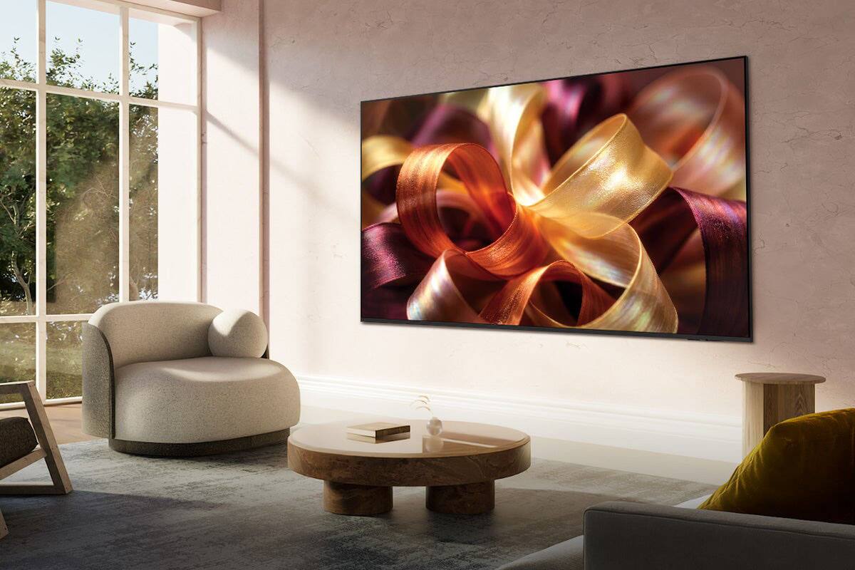 Alt View 23. Samsung - 75” Class QN90H Series Neo QLED Mini LED 4K UHD Glare Free SamsungVision AI Smart Tizen TV - Titan Black.