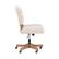 Alt View 15. Linon Home Décor - Upholstered Barrel Swivel Office Chair - Natural.