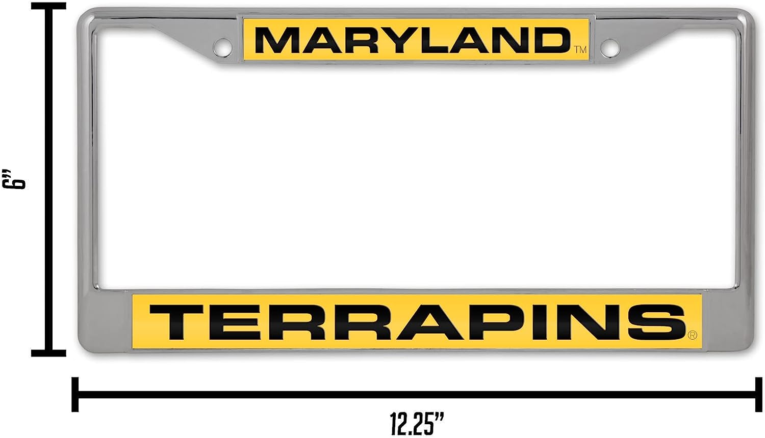 MARYLAND  
TERRAPINS  

6" x 12.25"