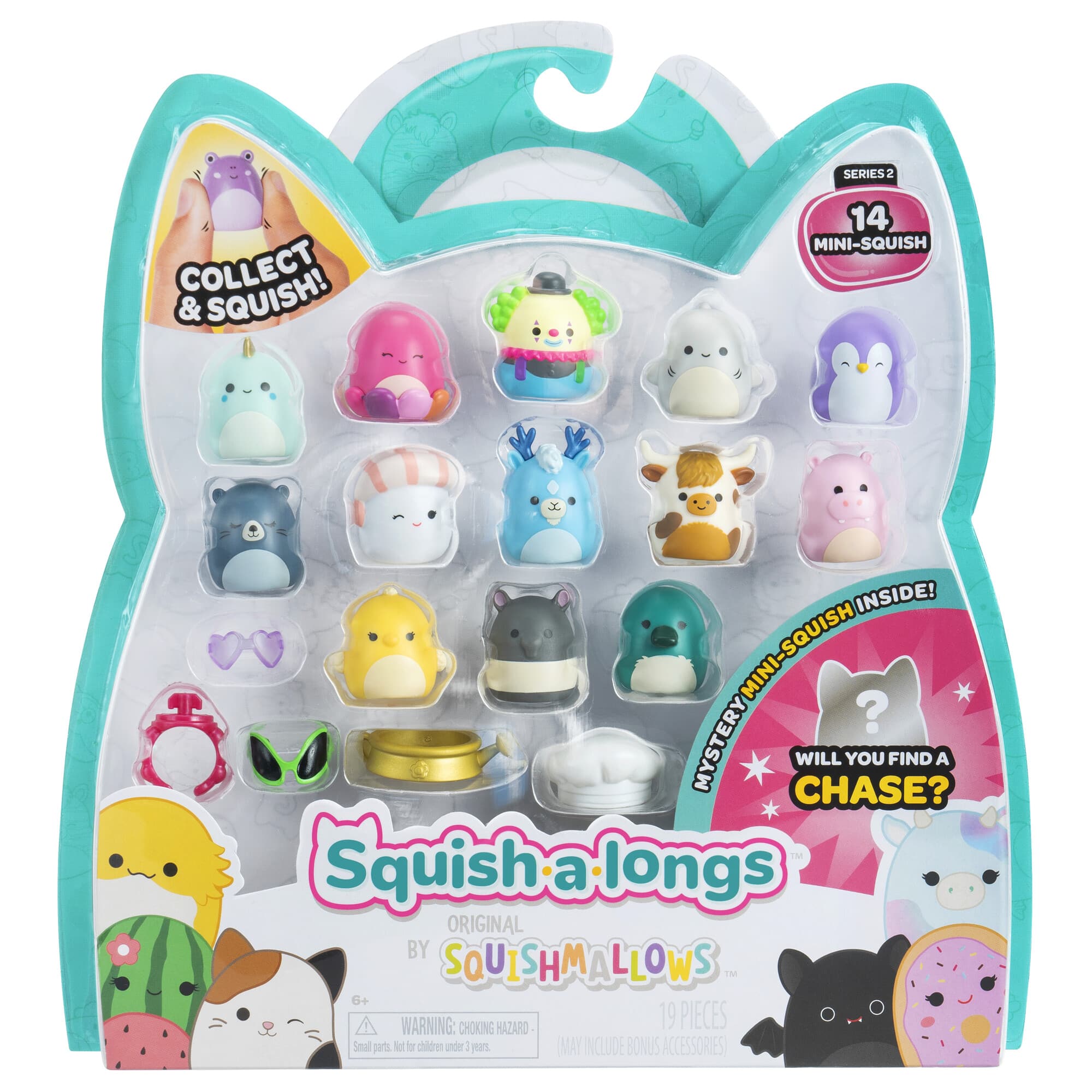 Jazwares - Squish-a-longs 14 Pack (Series 1, Wave 2) - Front_Zoom