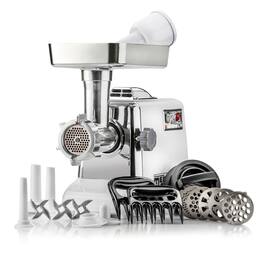 STX International - STX Intl Megaforce 3000 Air Cooled Powerful Electric Meat Grinder - White