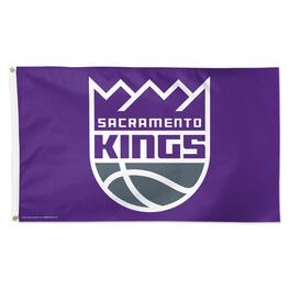 WinCraft - Sacramento Kings 3' x 5' Single-Sided Deluxe Primary Team Logo Flag - Multicolor