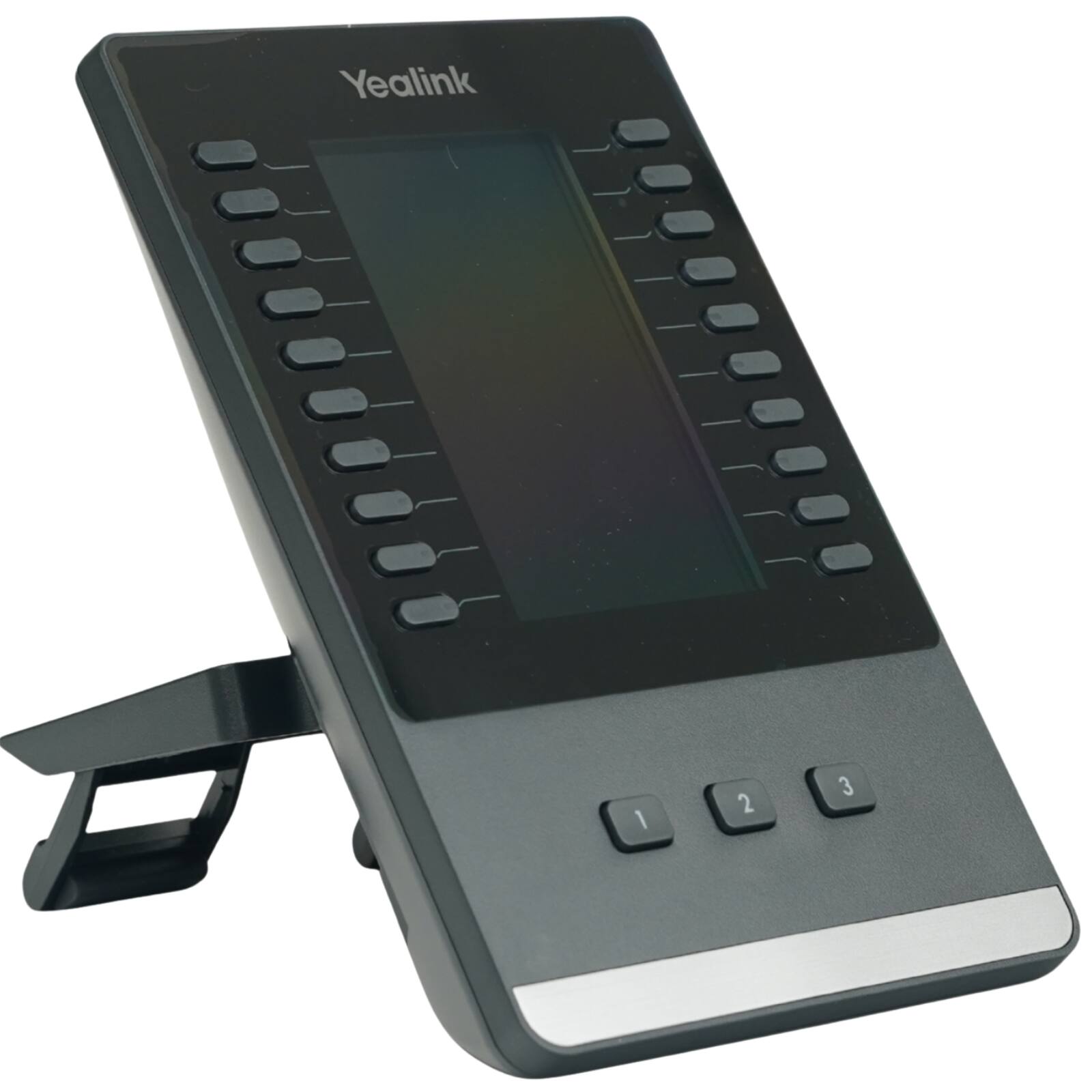 Angle. Yealink - EXP50 Color-Screen Expansion Module - 4.3" LCD 60 Keys BLF/DSS for Yealink T5 Series IP Phones - Black.