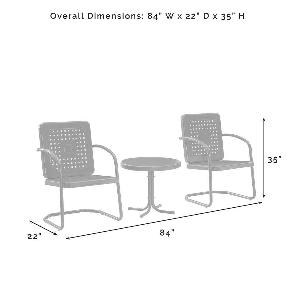 Overall Dimensions: 84" W x 22" D x 35" H