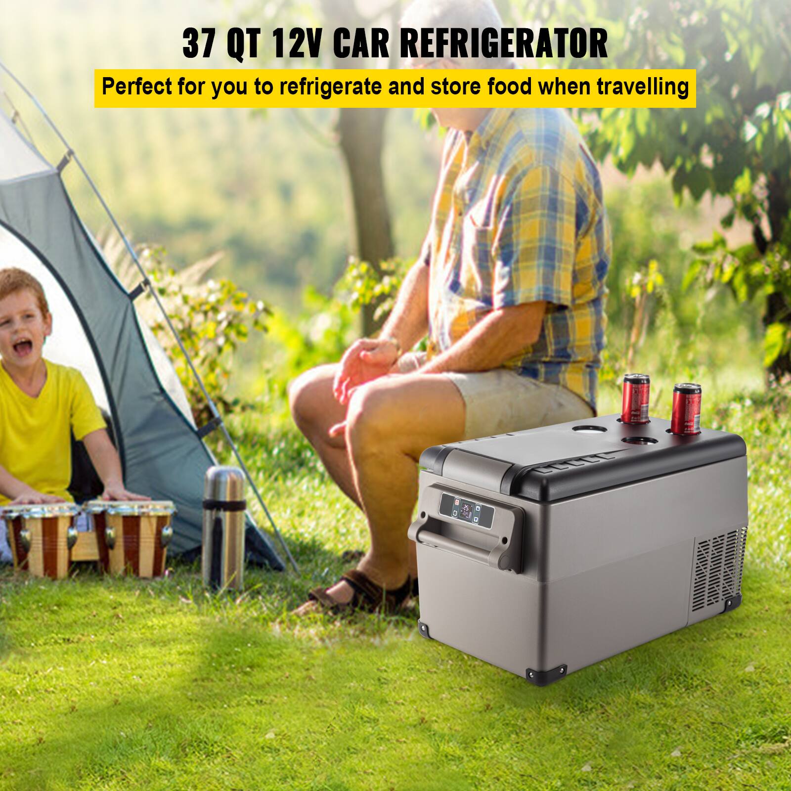 37 QT 12V CAR REFRIGERATOR

Perfect for you to refrigerate and store food when travelling.