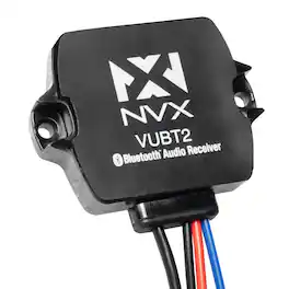 NVX - VUBT2 Universal Waterproof Bluetooth 4.0 Audio Receiver for Marine/Boats/Cars/ATV