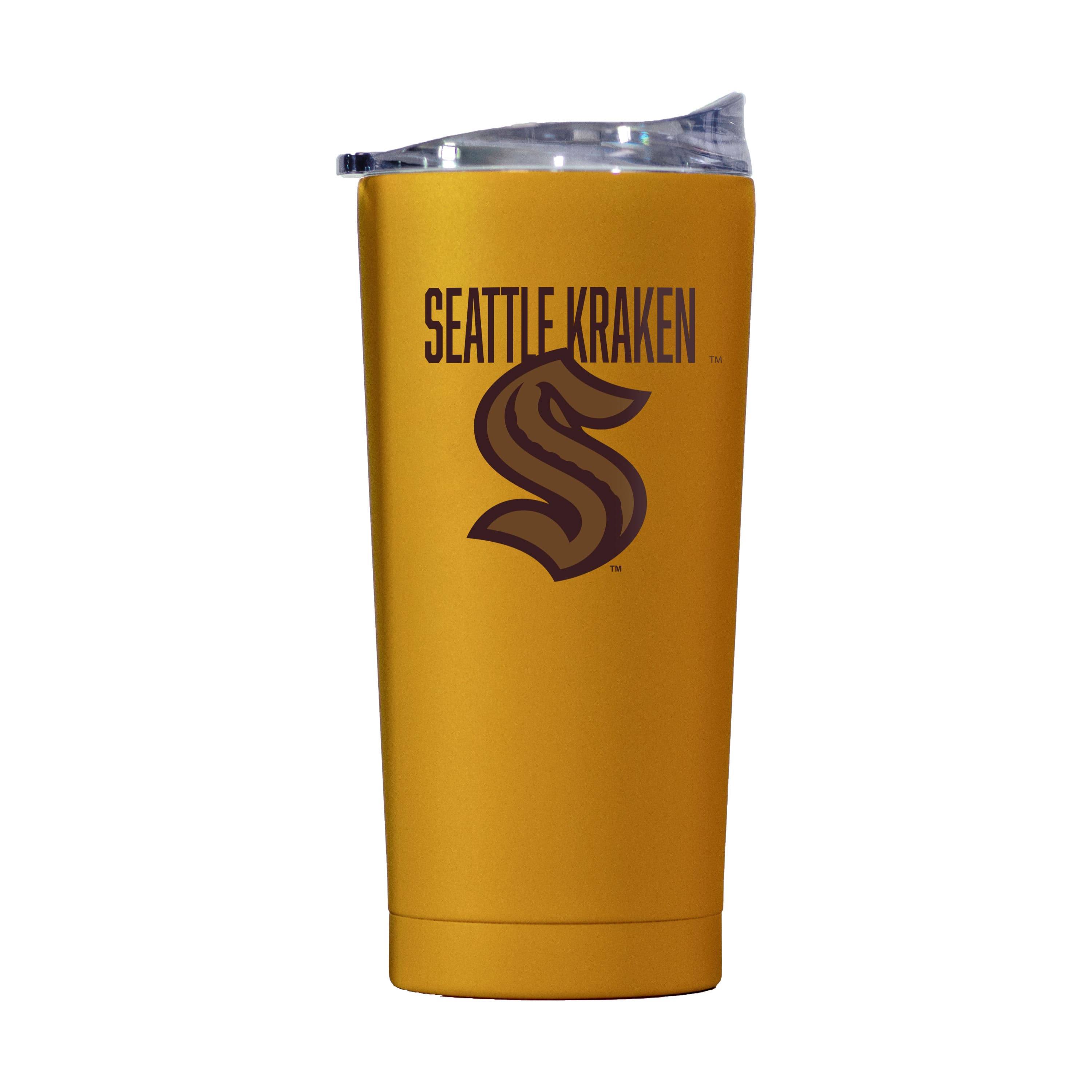 Photos - Glass Fashion Logo Brands - Seattle Kraken 20oz.  Color Powdercoat Tumbler - Tan 
