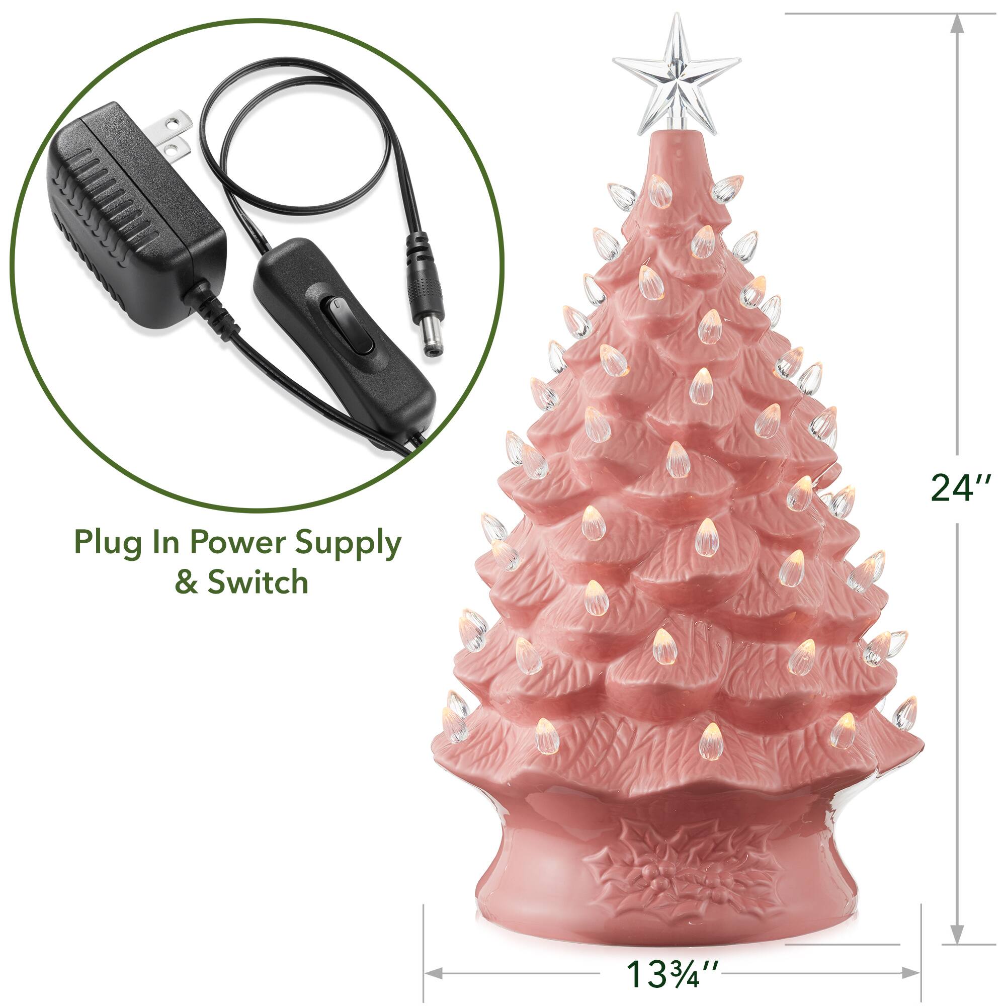 Plug In Power Supply & Switch

24"  
13¾"